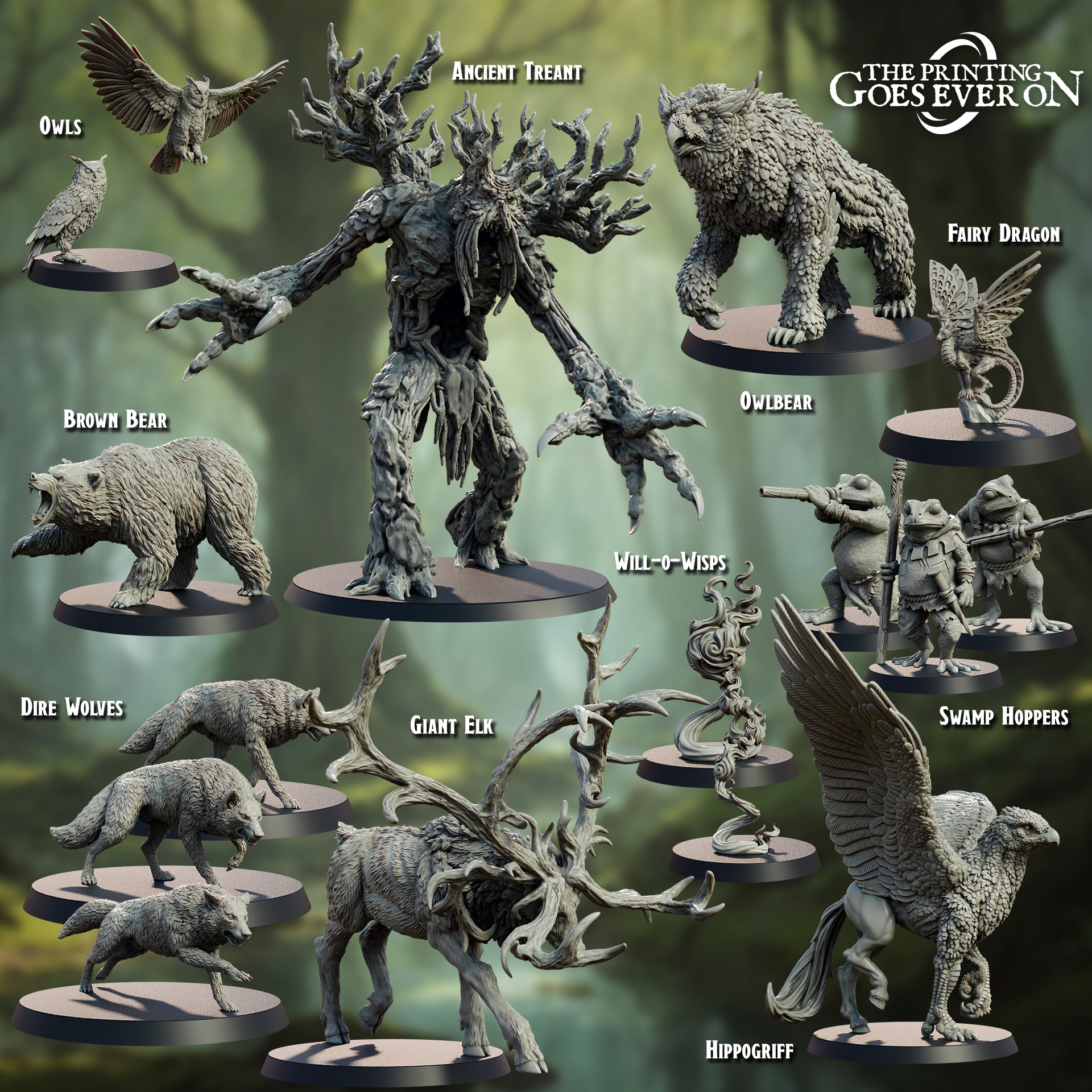 Creature Bundle - Heart of the Forest - Presupported